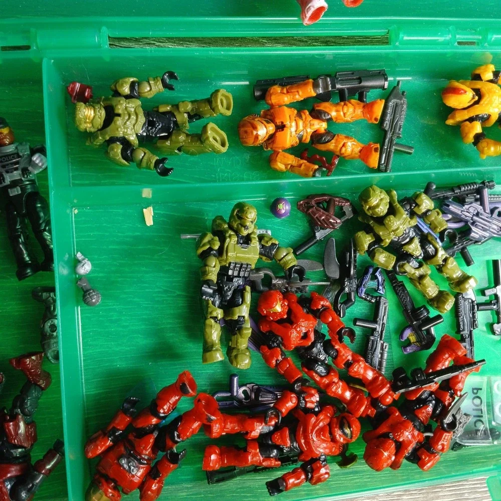 HALO Mega Bloks HUGE LOT of 20+ Figures & Weapons TOY like LEG0 +‎ Loose ZB